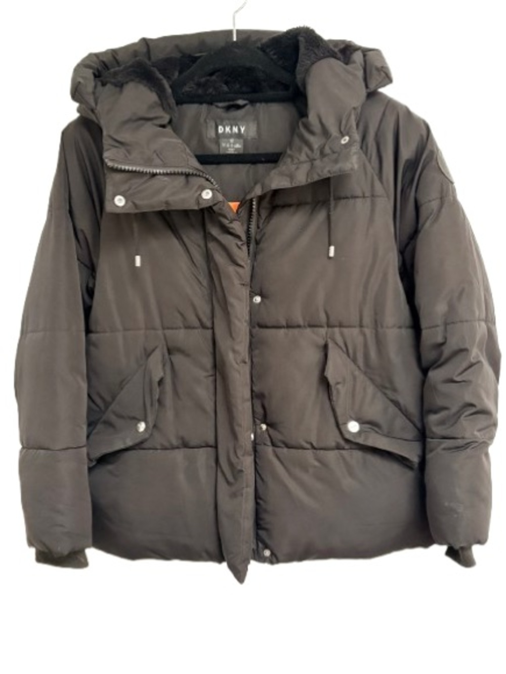 DKNY Black Jacket with Orange Lining